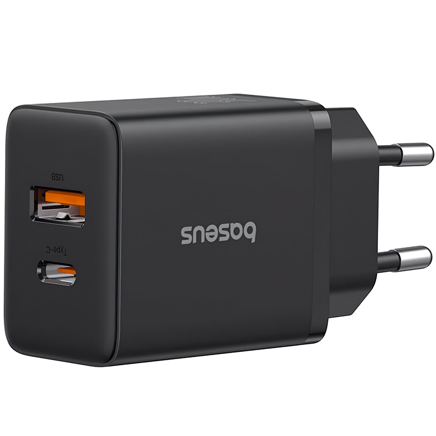 Network Charger Baseus Cube, 30W, 2.4A, 1 x USB-A - 1 x USB-C, Black P10111404113113-00