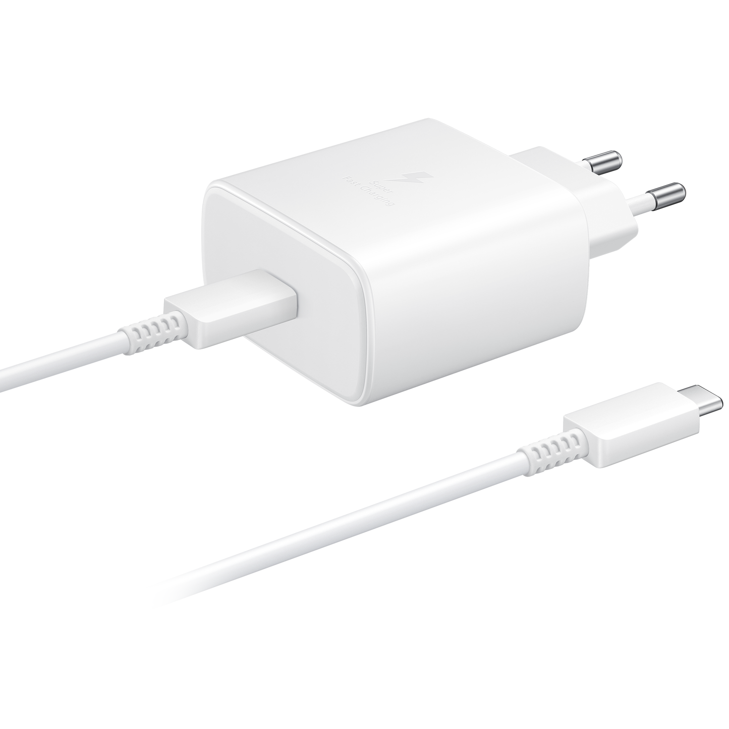 Samsung EP-TA845 + DW767JWE, 45W, 4.05A, 1 x USB-C, 1 x USB-C, White GP-PTU020SOFWQ