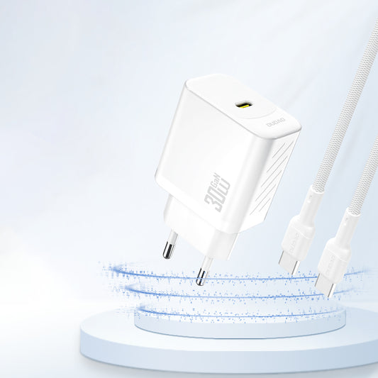 Dudao A27P Network Charger, 30W, 3A, 1 x USB-C, White