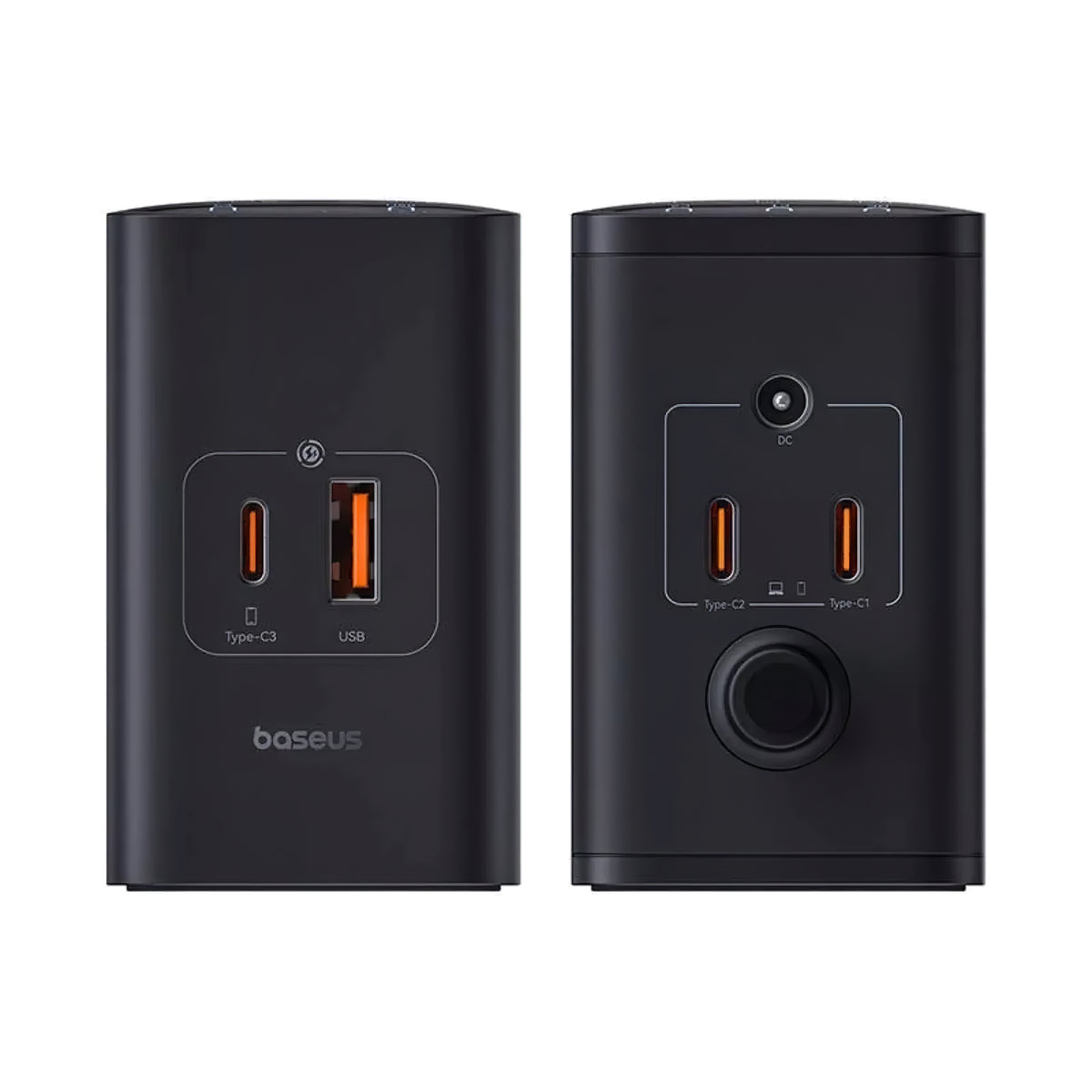 Baseus 5in1 Charging Station, 240W, 5A, 1 x USB-A - 3 x USB-C - 1 x DC, Black P10163901113-00