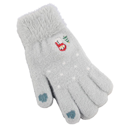 Techsuit Women's Winter Touchscreen Gloves ST0011, Size 17cm, Blue