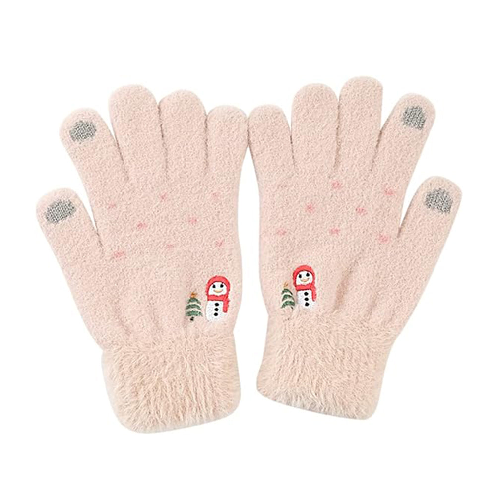 Techsuit Women's Winter Touchscreen Gloves ST0011, Size 17cm, Beige