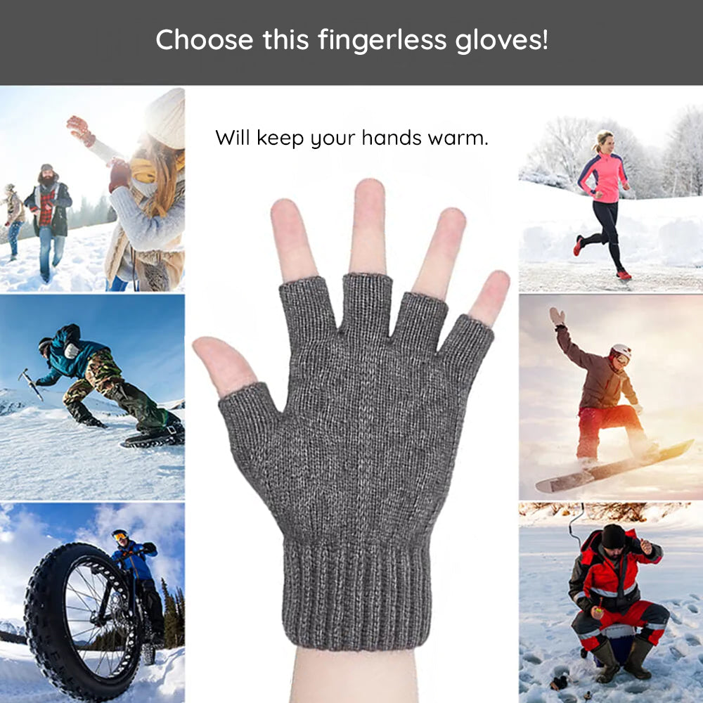 Techsuit Women's Winter Touchscreen Gloves ST0014, Size 17cm, Navy Blue