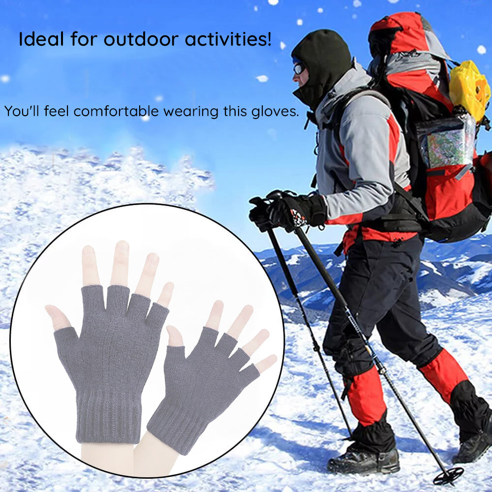 Techsuit Women's Winter Touchscreen Gloves ST0014, Size 17cm, Navy Blue