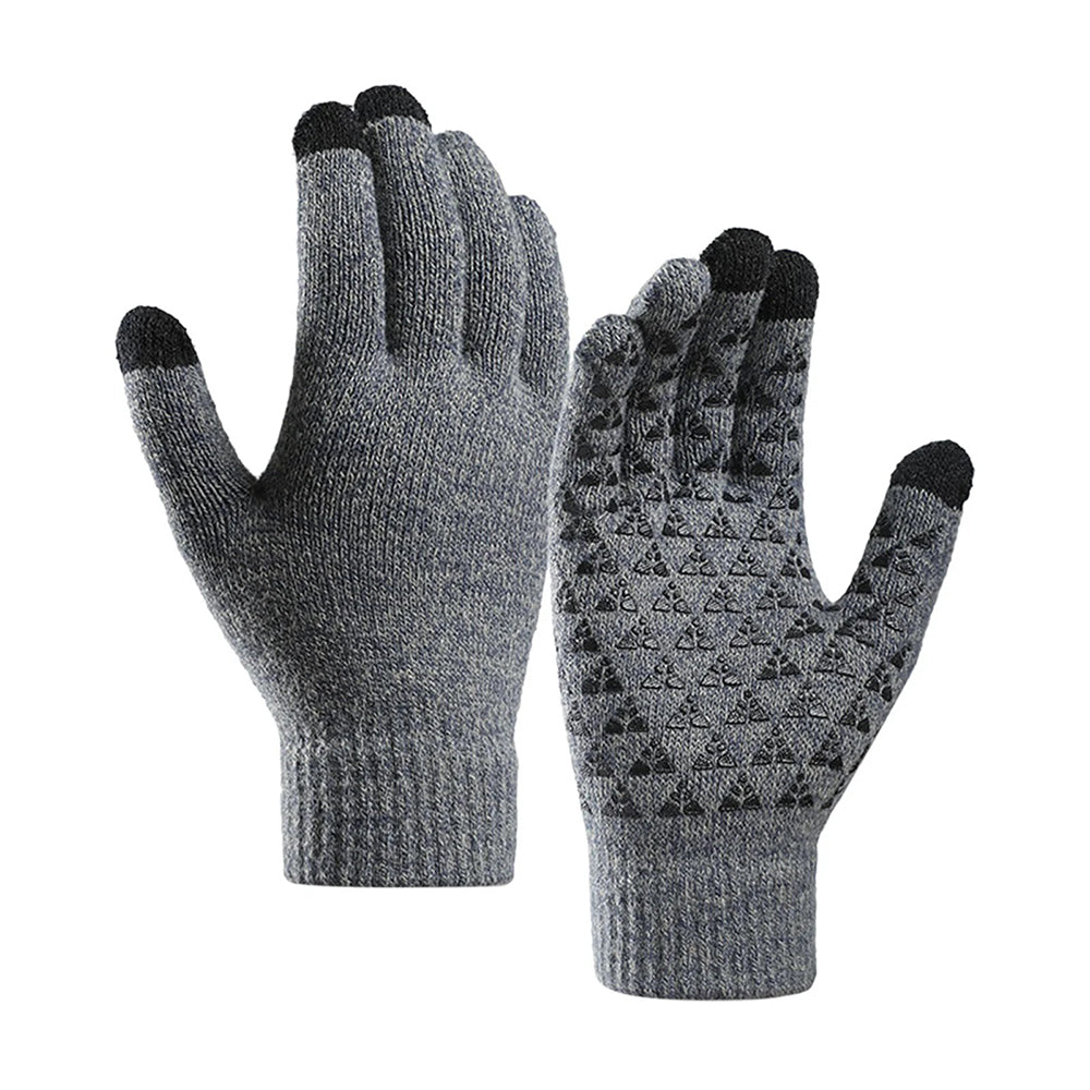 Iwarm ST0018 Winter Touchscreen Gloves, Size 23cm, Gray