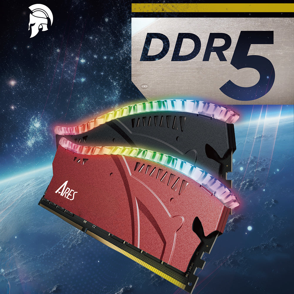 Dato Ares Armor Lite RAM Memory, DDR5, RGB, 16GB, 7000Mhz, Black ARB16G5K70