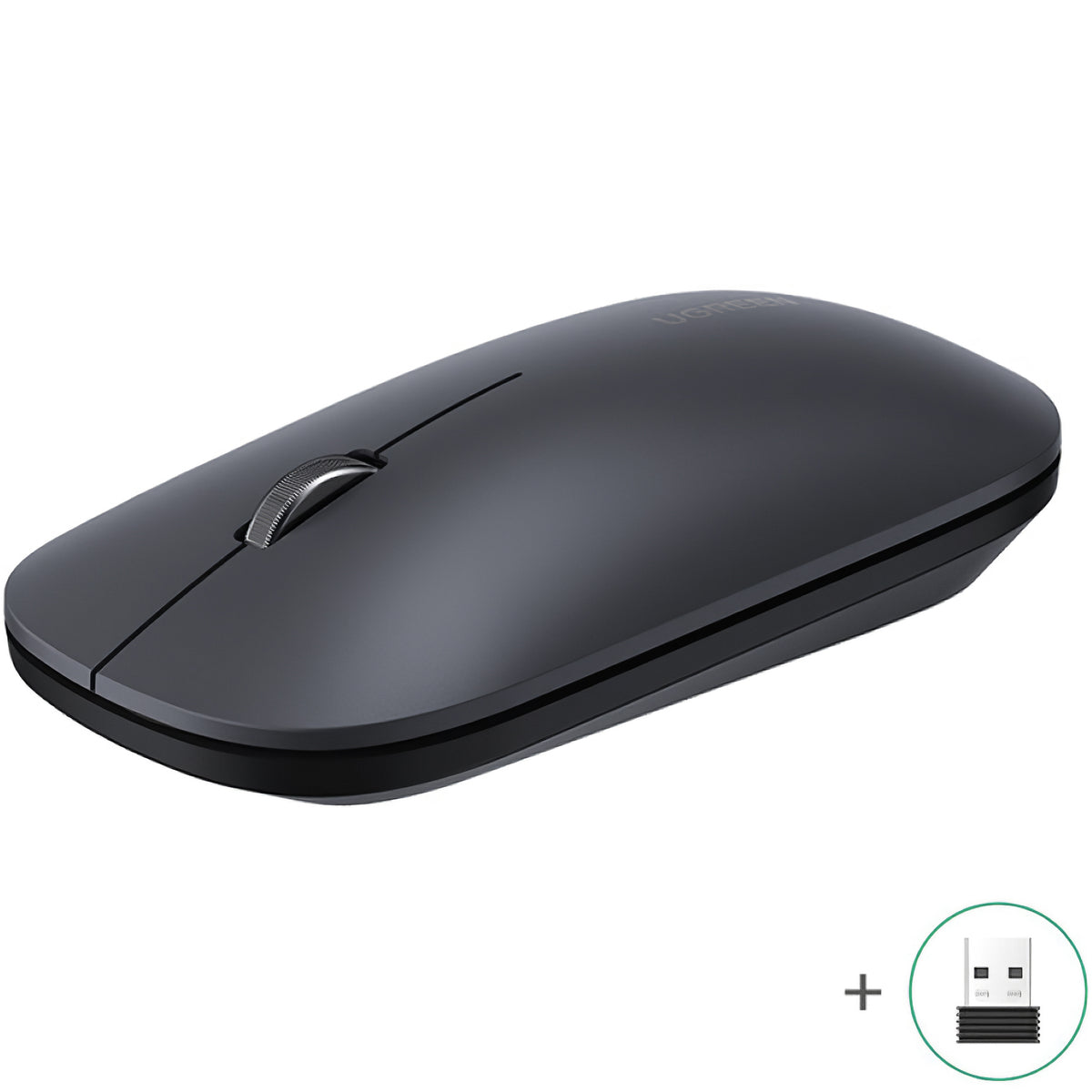 Wireless Mouse UGREEN MU001, 4000DPI, Black