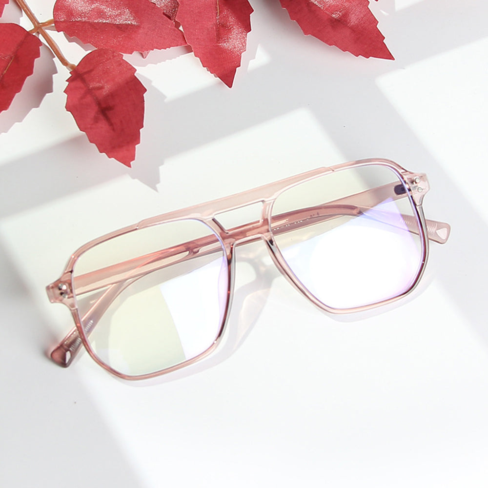 Techsuit PC28014-C8 Women's Computer Glasses, Anti-Blue Light, Transparent