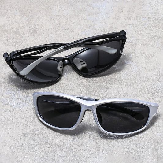 Unisex Cycling Glasses Techsuit 9309, Polarized, Black Yellow