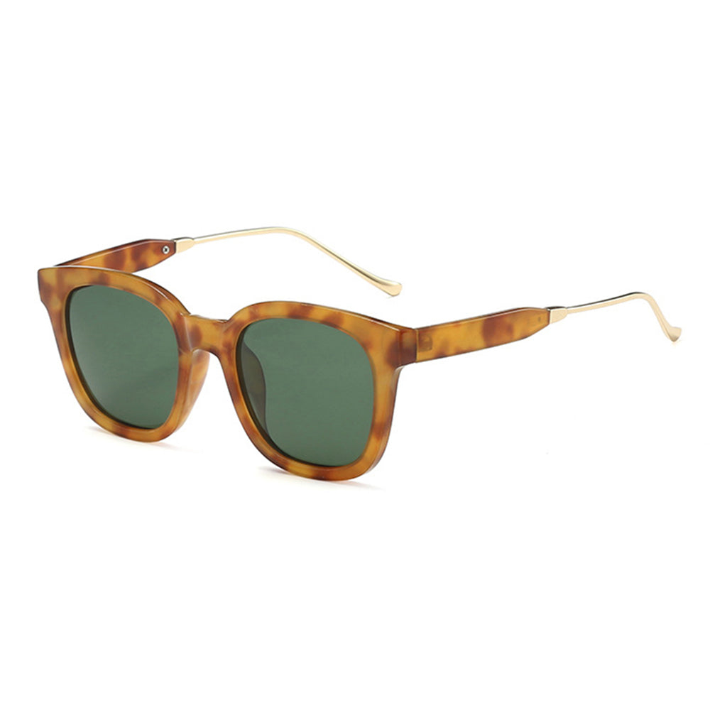 Techsuit 2050 Women's Sunglasses, Polarized, UV Protection, Brown Green