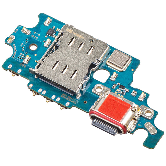 Board with Charging Connector - Microphone - SIM Reader Module Samsung Galaxy S21+ 5G G996, Service Pack GH96-1399993A