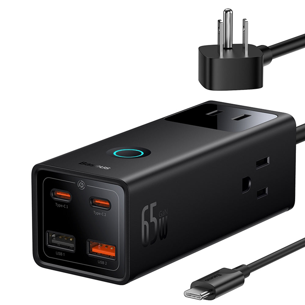 Baseus PowerCombo US Extension, 3 x Socket, Black PSLA020101