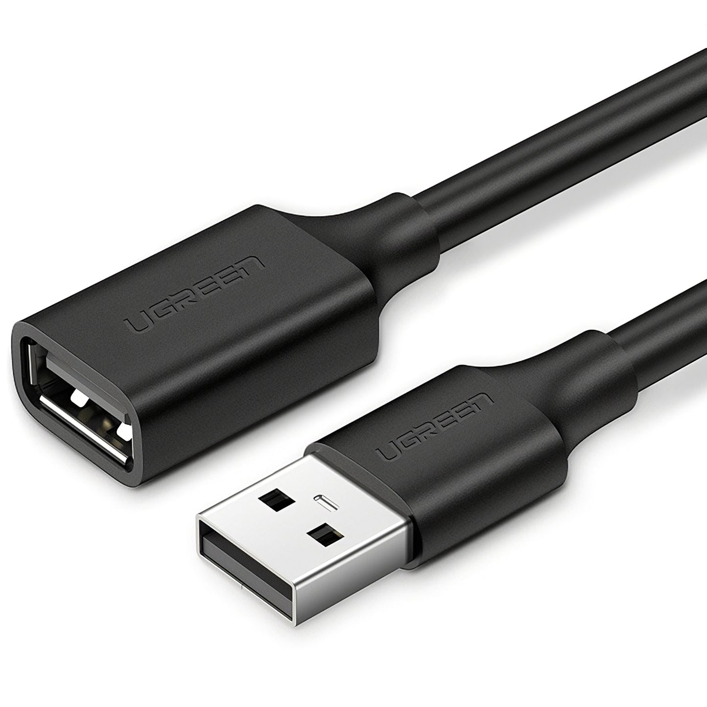 UGREEN US103 USB Extension Cable, 2m, Black