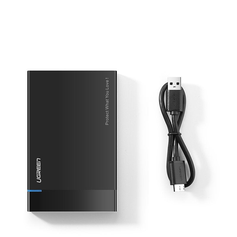 UGREEN US221 Rack for HDD / SSD SATA 2.5inch, USB 3.2, Black
