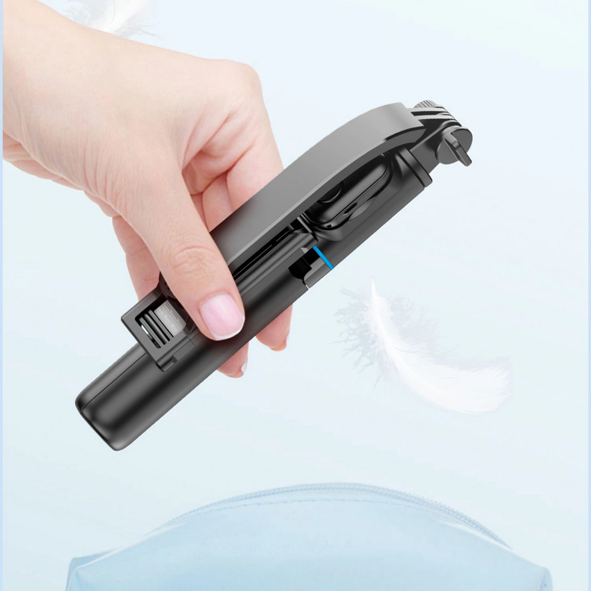 Dudao F18S Bluetooth Selfie Stick, Universal, Black