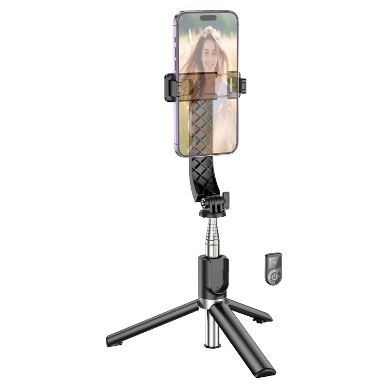 HOCO K20 Bluetooth Selfie Stick, Universal, Black