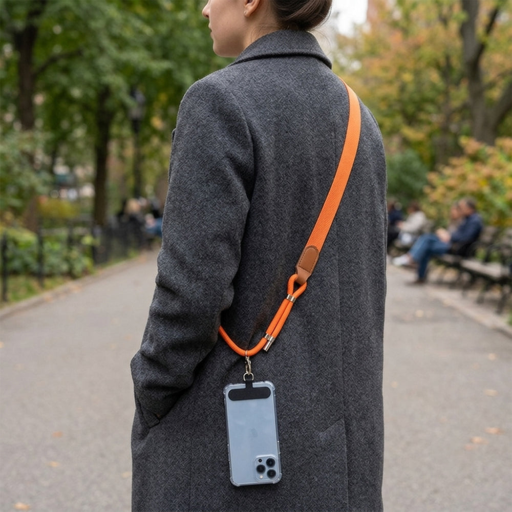 Techsuit UrbanLoop TLN11 Phone Lanyard, Light Brown