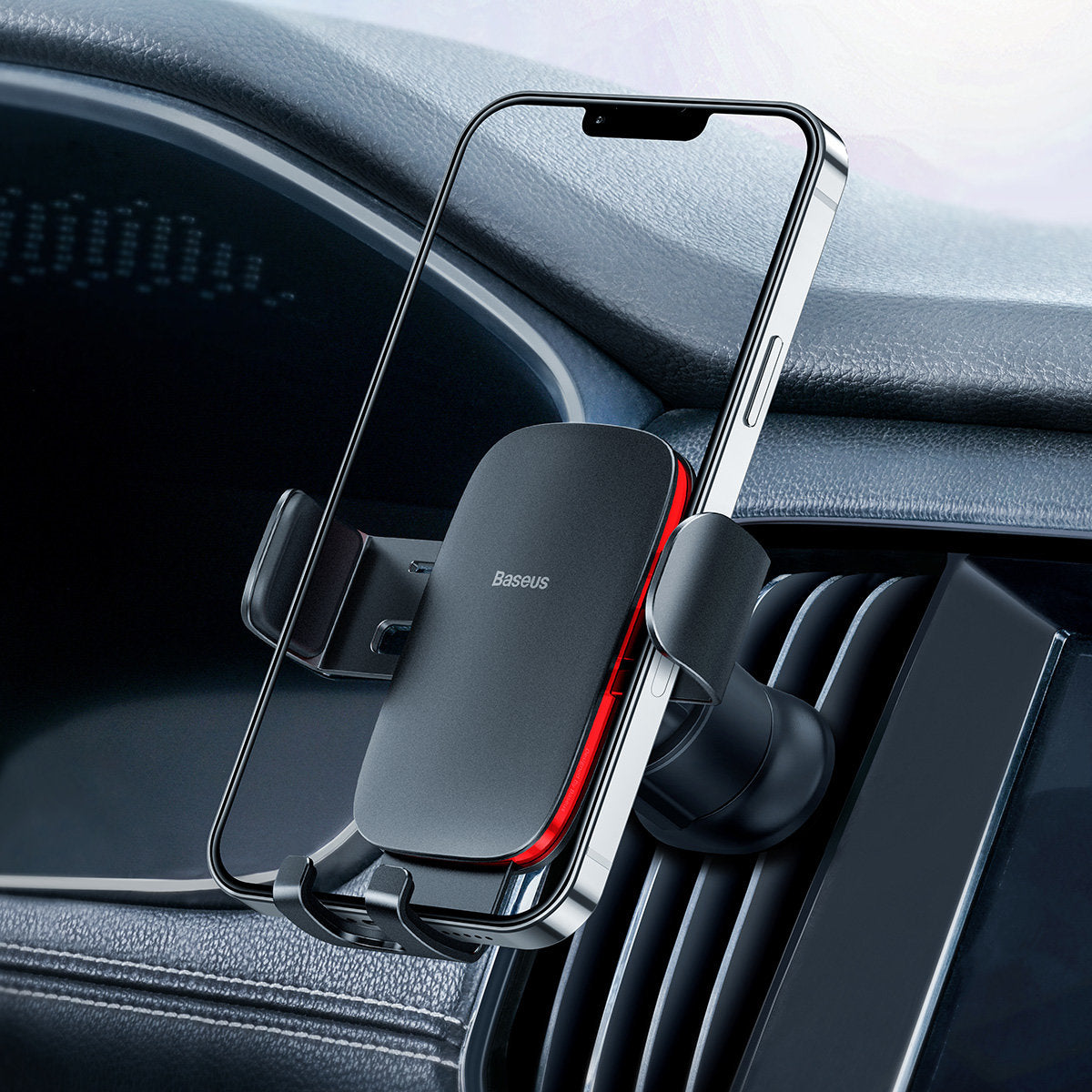 Baseus Metal Age II Car Holder, 4.7inch - 6.7inch, Black SUJS000001