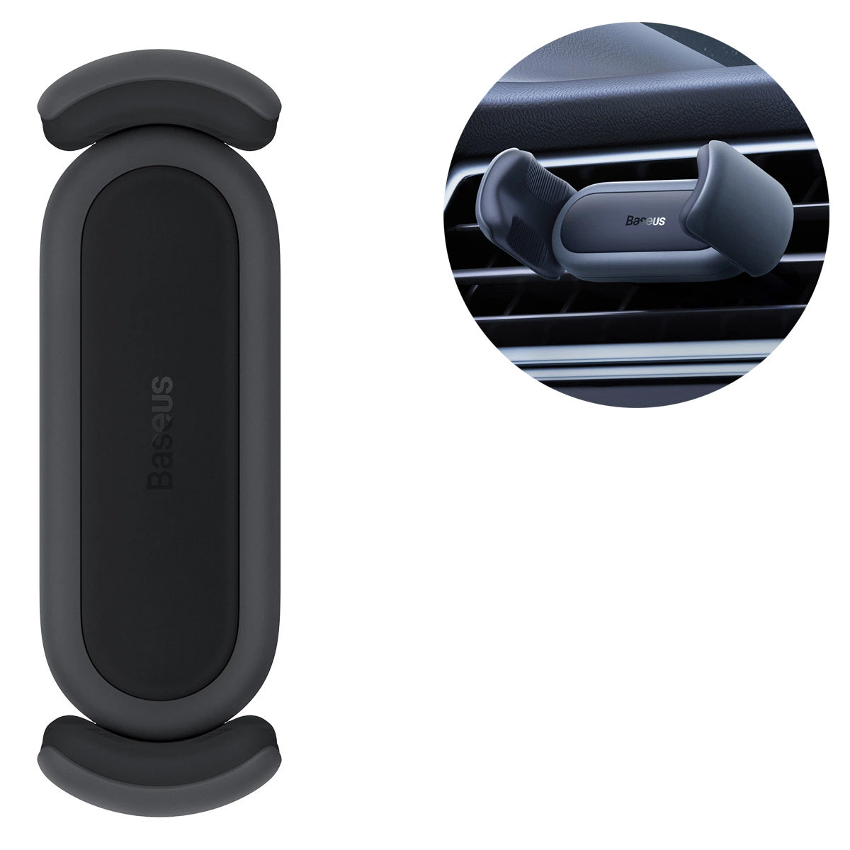 Baseus Steel Cannon 2 Car Holder, 5.4inch - 6.7inch, Black SUGP000001