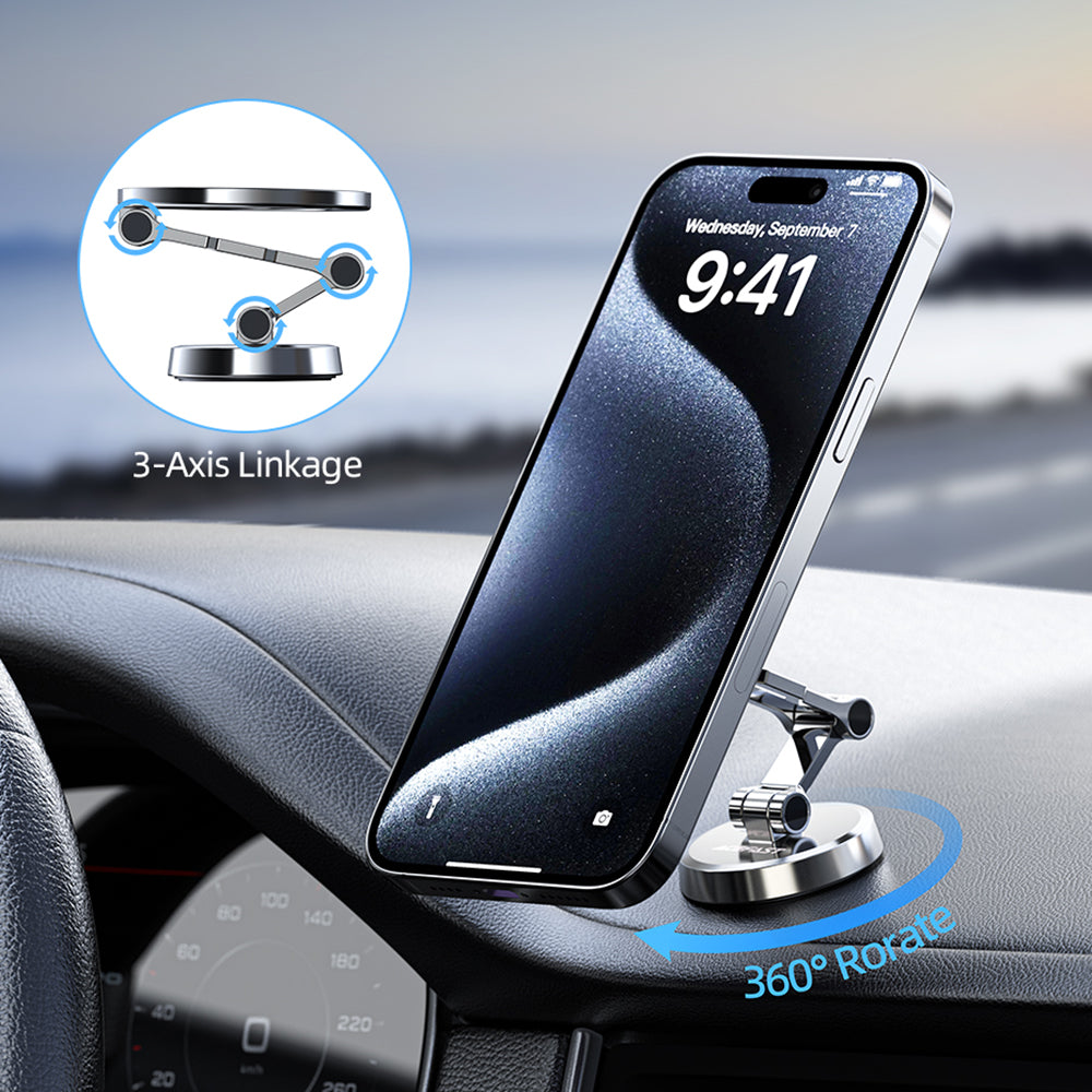 Acefast D20 Magnetic Car Holder, Universal, Grey