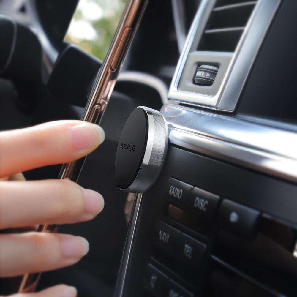 Magnetic Car Holder Borofone BH7 Plane Dashboard, Universal, Black