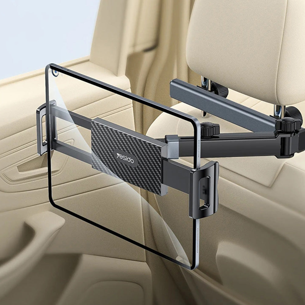 Yesido C294 Car Headrest Mount for Phone / Tablet, 4.7inch - 13inch, Black