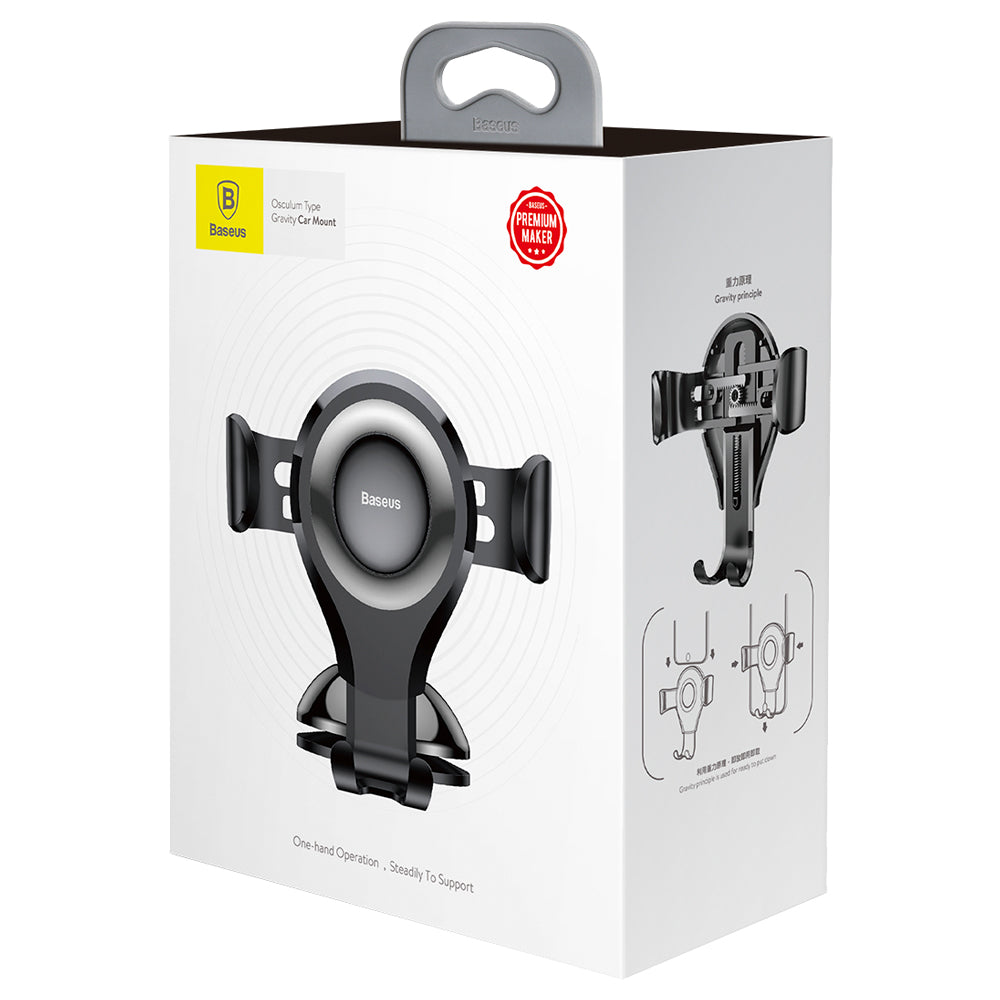 Baseus Osculum Gravity Universal Car Holder, SUYL-XP01 Black