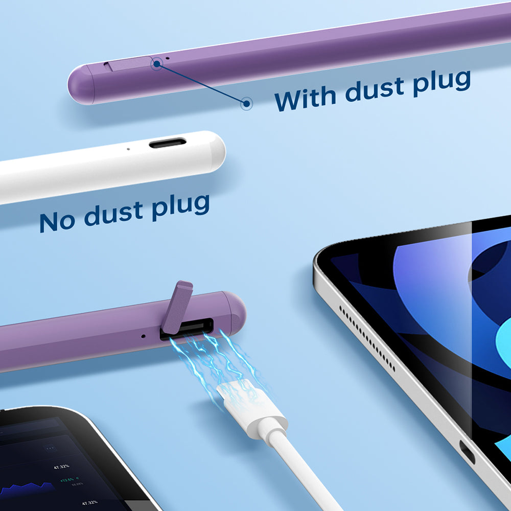 Touch Pen Techsuit AC10SH for Apple iPad, Active Version, Purple