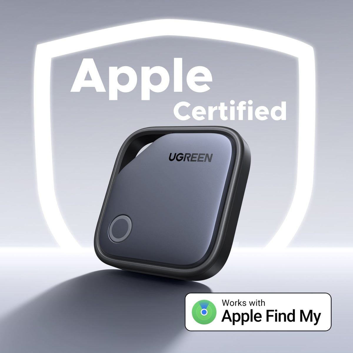 UGREEN SmartTag Pro Smart CM916 (75646P) for iOS / Android Series, Set of 4 pieces, Black