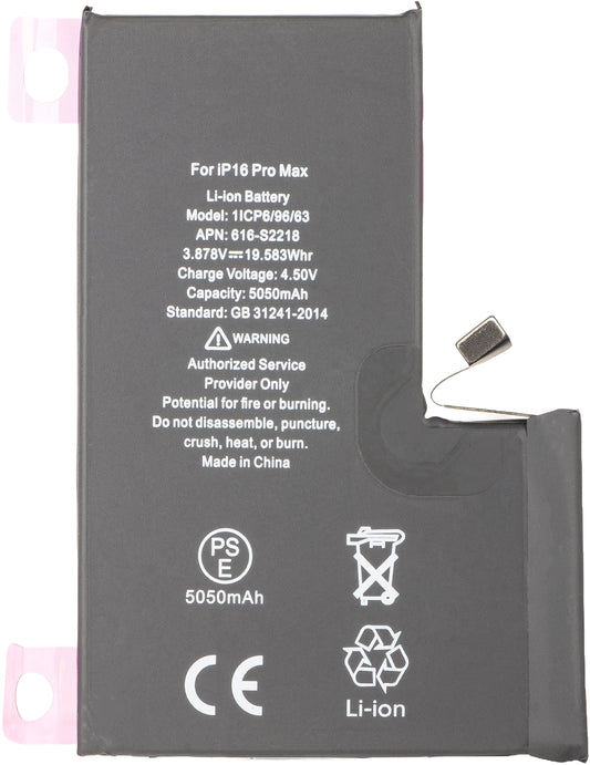 Apple iPhone 16 Pro Max Battery, High Capacity