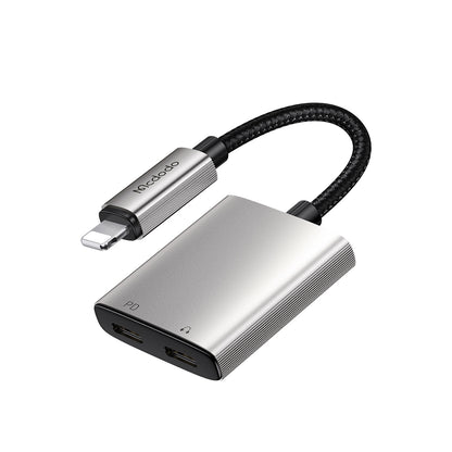 Lightning Audio Adapter - Lightning / Lightning McDodo CA-5560 Wales, Gray