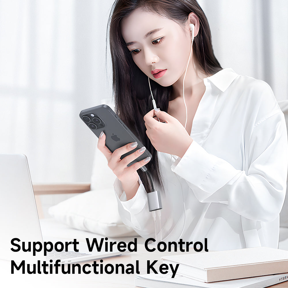 USB-C Audio Adapter - USB-C / USB-C McDodo CA-5570 Wales, Gray