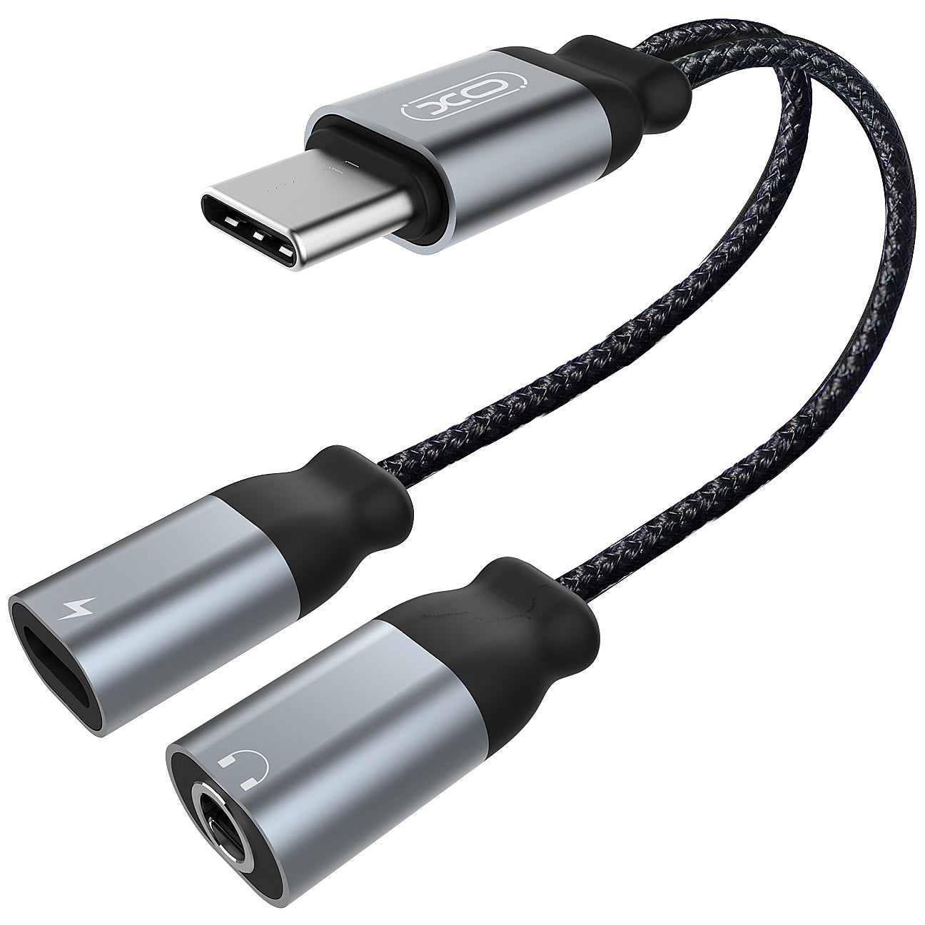 USB-C Audio Adapter - USB-C / 3.5mm XO Design NBR160B, Black