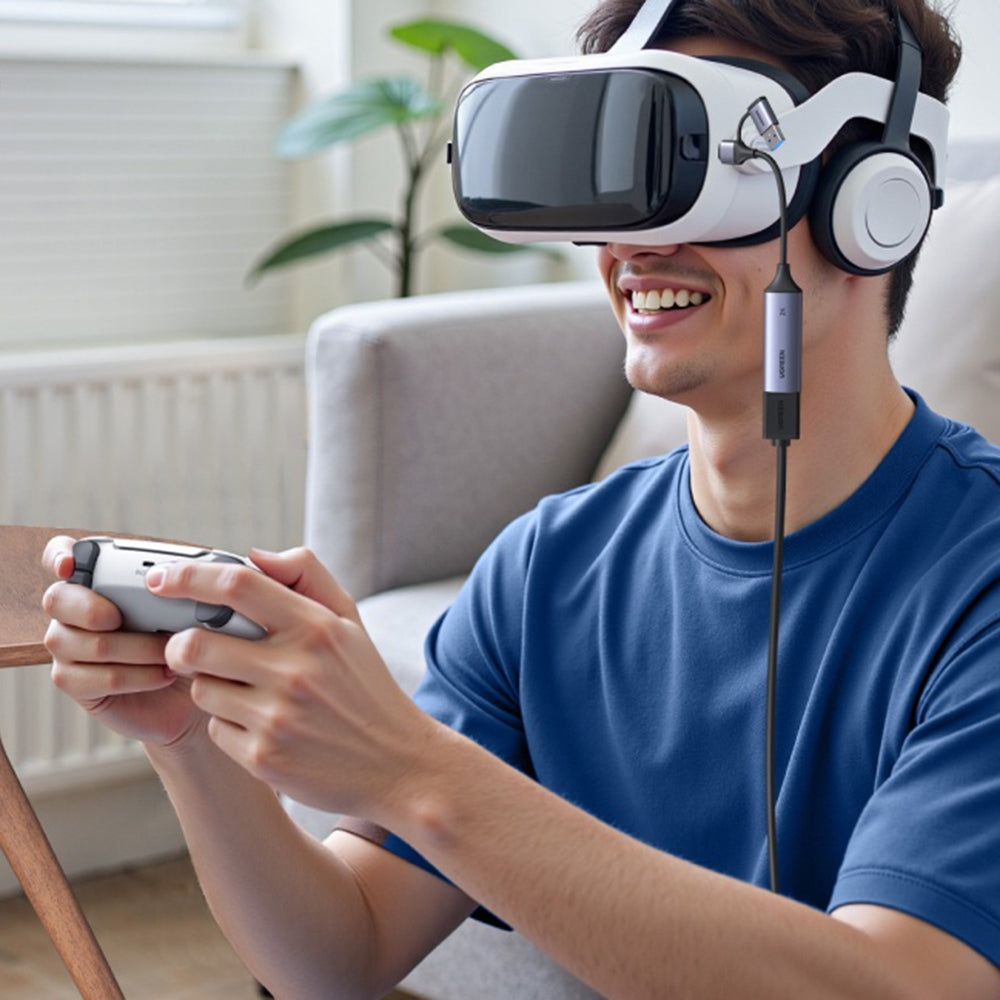 UGREEN CM629 (15389) Gray USB-A / USB-C - HDMI Audio and Video Adapter