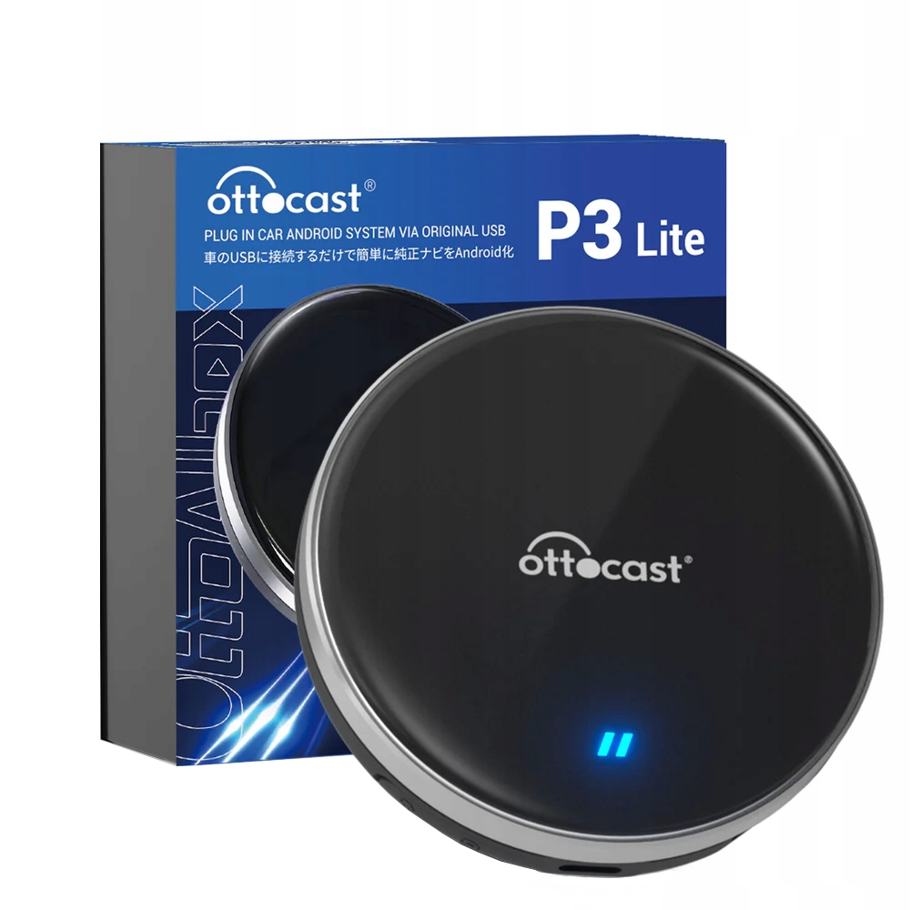 Ottocast OttoAibox P3 Lite Wireless Carplay / Android Auto Adapter for Apple iPhone / Android Series