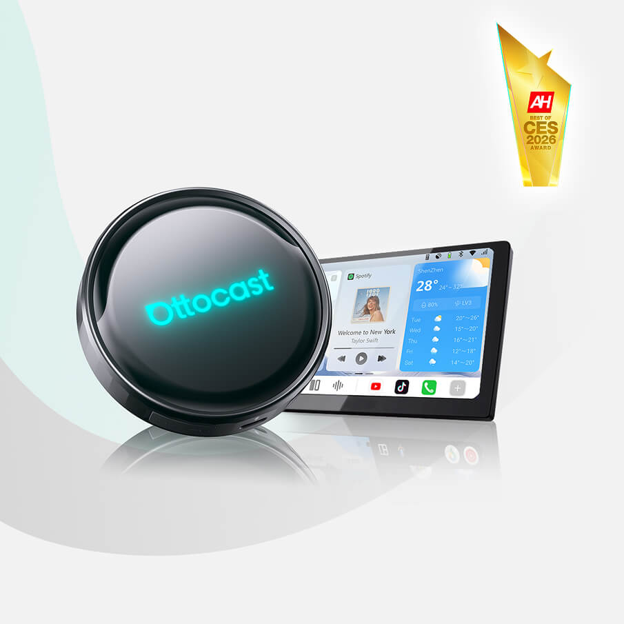 Wireless Carplay / Android Auto Adapter Ottocast OttoAibox P3 Pro for Apple iPhone / Android Series, Refurbished PCS61-T