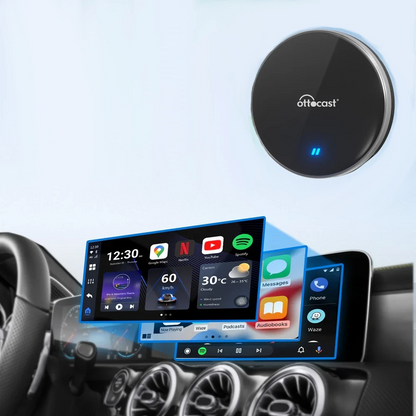Ottocast OttoAibox P3 Lite Wireless Carplay / Android Auto Adapter for Apple iPhone / Android Series