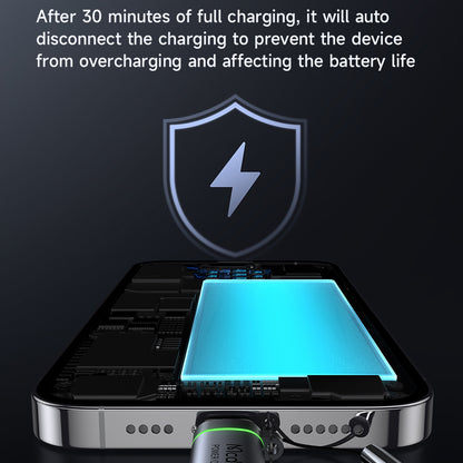 USB-C to Lightning McDodo OT-2590 Power Off Adapter, Black