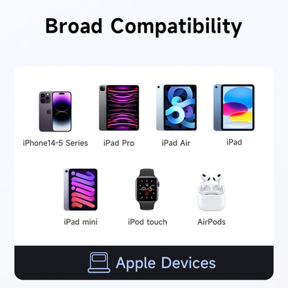 USB-C to Lightning McDodo OT-2590 Power Off Adapter, Black