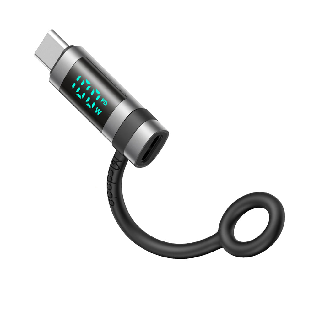 USB-C Data and Charging Adapter - USB-C McDodo OT-2620 Pigeon Display, Black