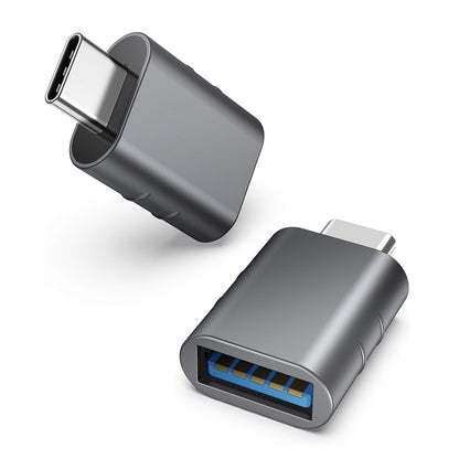 OTG USB-C to USB-A Adapter Techsuit A10 SlateVolt, Gray