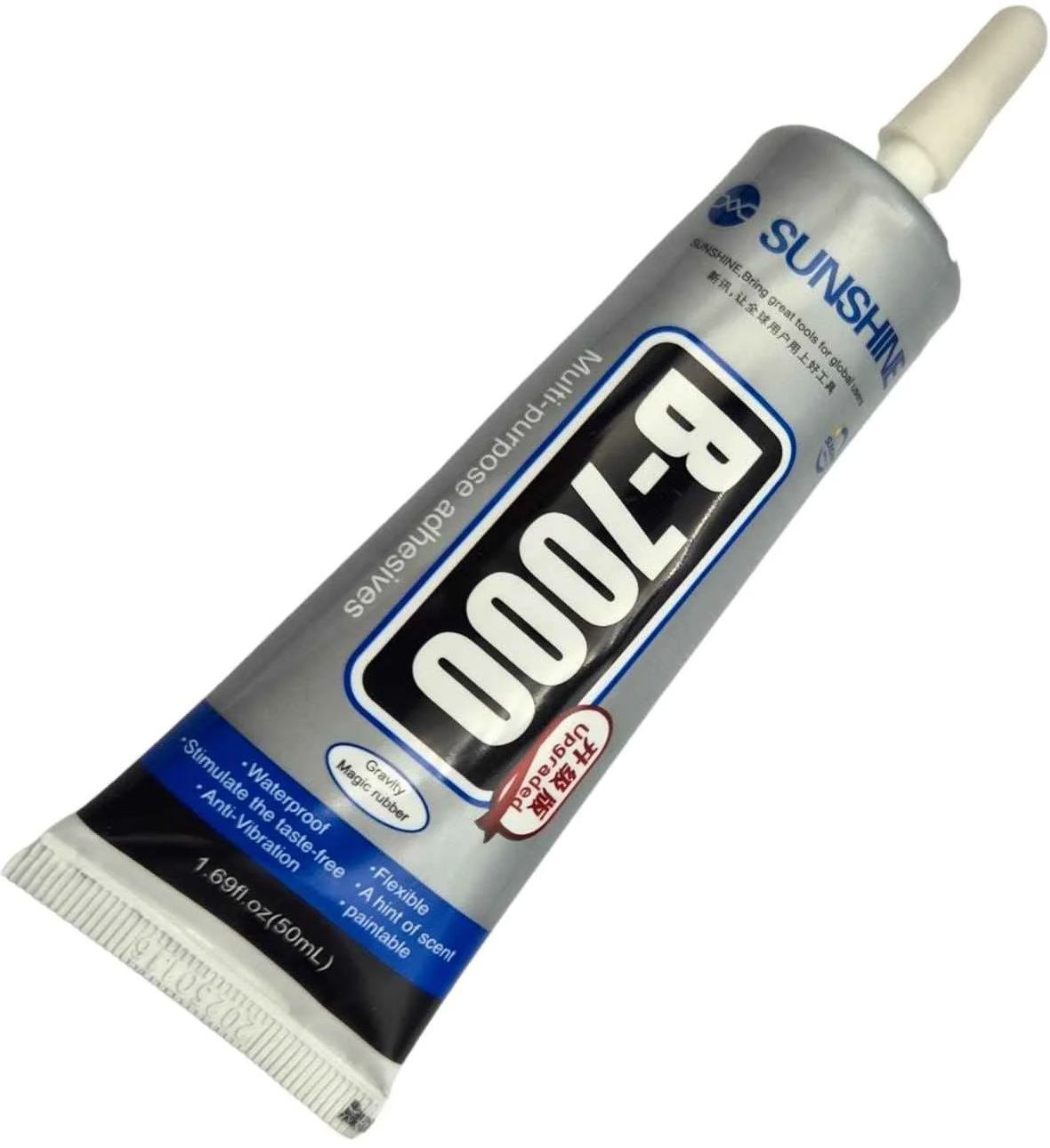 Sunshine B-7000 Liquid Adhesive, 50ml, Transparent