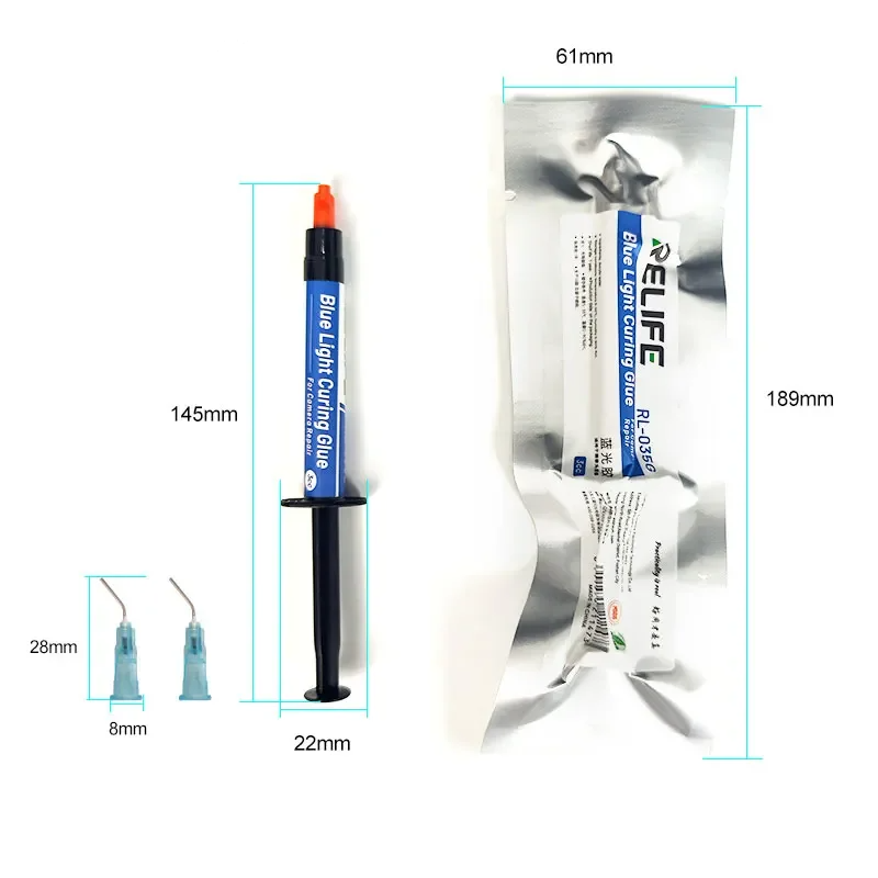 Relife RL-035G UV Liquid Adhesive for Phone Camera, 3ml