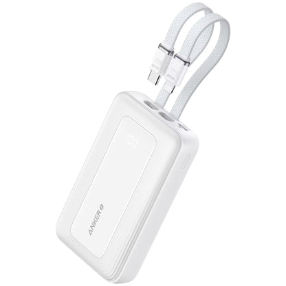 Anker PowerCore External Battery, 20000mAh, 30W, QC + PD, 1 x Lightning - 1 x USB-A - 2 x USB-C, White A1681H21
