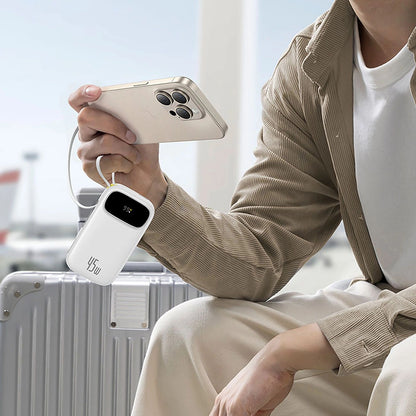 Baseus EnerFill FC31 Qpow 3 External Battery, 20000mAh, 45W, QC + PD, 1 x Lightning - 1 x USB-A - 2 x USB-C, Black E0028D00