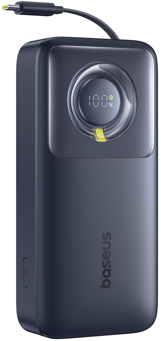 Baseus Free2Pull External Battery, 20000mAh, 65W, PD, 2 x USB-C, Black, Resealed P10073700123-00