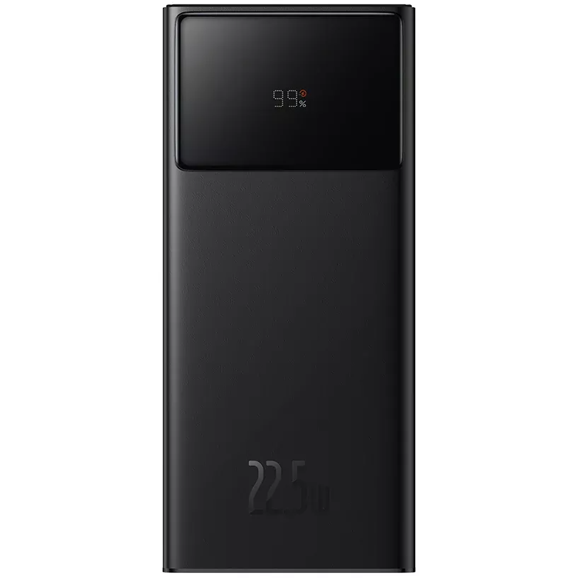 Baseus Star Lord External Battery, 30000mAh, 22.5W, QC + PD, 1 x USB-C - 2 x USB-A, Black PPXJ080101