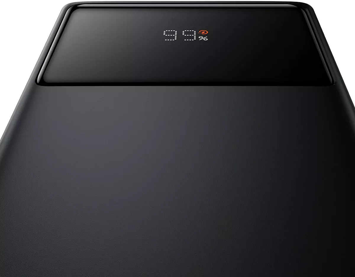 Baseus Star Lord External Battery, 30000mAh, 22.5W, QC + PD, 1 x USB-C - 2 x USB-A, Black PPXJ080101