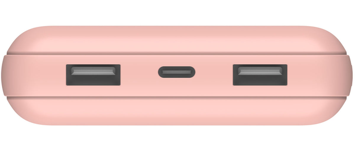 Belkin BoostCharge External Battery, 20000mAh, 15W, 1 x USB-C - 2 x USB-A, Rose Gold BPB012btRG
