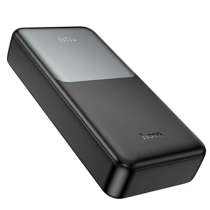 HOCO J136A External Battery, 20000mAh, 22.5W, QC + PD, 1 x USB-C - 2 x USB-A, Black